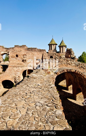 Der Fürstenhof in Targoviste, Walachei, Rumänien Stockfoto