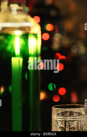 Absinth-Nacht Stockfoto