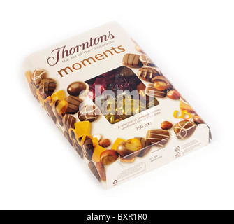 Schachtel Thorntons Schokolade "Momente" Stockfoto