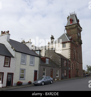 Fassade des Rathauses Wigtown, Dumfries and Galloway, Schottland September 2009 Stockfoto