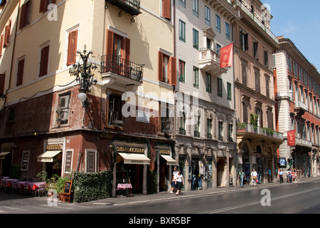 Gebäude im Zentrum von Rom, Italien Stockfoto
