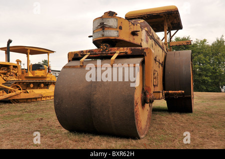 1959-Asphalt-Roller Stockfoto