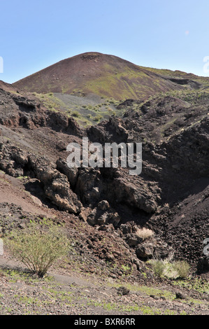 Innere des El Pinacate Schlackenkegel, El Pinacate Biosphärenreservat, Sonora, Mexiko Stockfoto