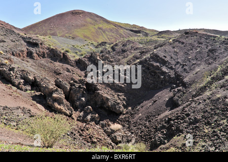 Innere des El Pinacate Schlackenkegel, El Pinacate Biosphärenreservat, Sonora, Mexiko Stockfoto