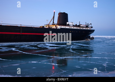 Historisches Schiff in Cleveland Stockfoto