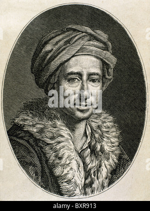 Winckelmann, Johann Joachim (Stendal, 1717-Triest-1768). Deutscher Archäologe und Kunsthistoriker. Gravur. Stockfoto