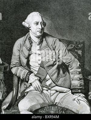 George III (London, 1738-Windsor, 1820). König von Großbritannien und Irland (1760-1820), Kurfürst (1760-1814) und König von Hannover. Stockfoto