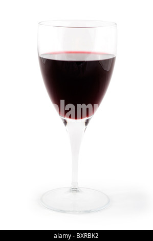 Glas Rot Wein, UK Stockfoto