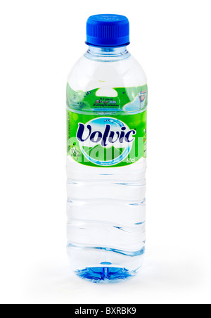 Flasche von Volvic natürlichem Mineralwasser, UK Stockfoto
