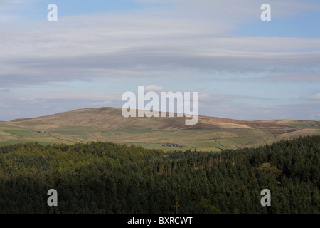 Leuchtende Tor von Shutlingsloe und Wildboarclough Macclesfield, Cheshire England Stockfoto