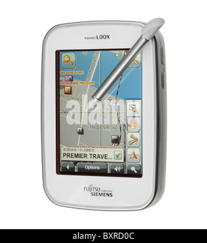 Fujitsu Siemens Pocket Loox GPS-Gerät Stockfoto