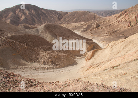 Steinige Wüstenlandschaft. Stockfoto