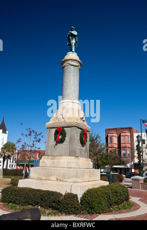 Denkmal für die konföderierten Soldaten kämpften im Bürgerkrieg, Orangeburg, South Carolina, Vereinigte Staaten von Amerika Stockfoto