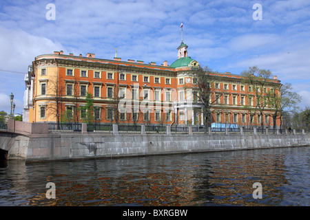 Mikhailovsky Burg, Sankt Petersburg, Russland Stockfoto