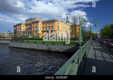 Mikhailovsky Burg, Sankt Petersburg, Russland Stockfoto