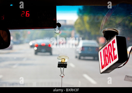 Taxi in Mexico City, Mexiko Stockfoto