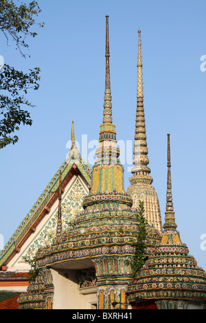 Tempelanlage Wat Pho in Bangkok, Thailand Stockfoto