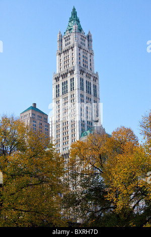 Woolworth-Gebäude in Lower Manhattan, New York City Stockfoto