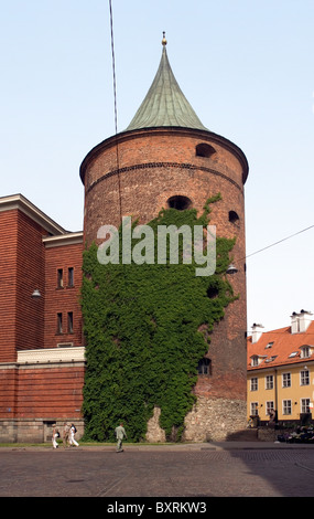 Lettland, Riga, Ansicht der Pulverturm (Pulverturm) Stockfoto