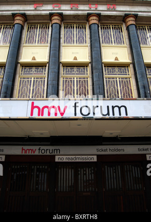Allgemeine Ansicht der HMV Forum Musik Veranstaltungsort in Kentish Town, North London Stockfoto