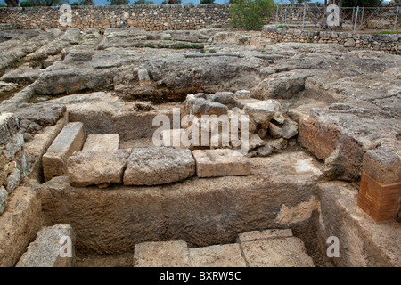 Achaeological Website, Egnazia, Apulien, Italien Stockfoto