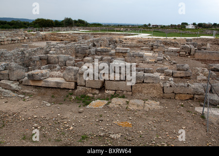 Achaeological Website, Egnazia, Apulien, Italien Stockfoto