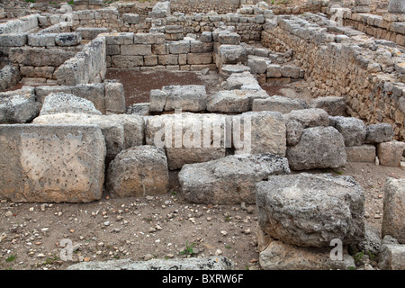 Achaeological Website, Egnazia, Apulien, Italien Stockfoto