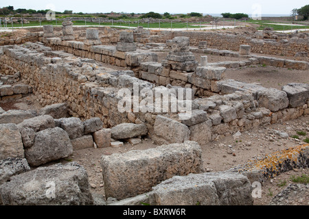 Achaeological Website, Egnazia, Apulien, Italien Stockfoto