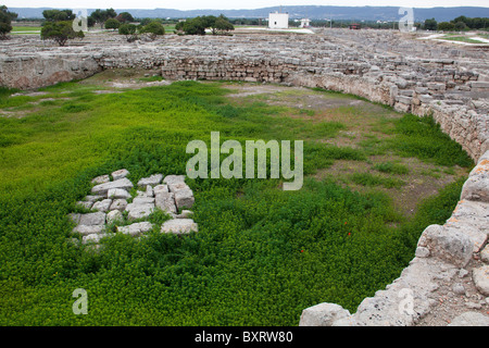 Amphitheater, Achaeological Site, Egnazia, Apulien, Italien Stockfoto