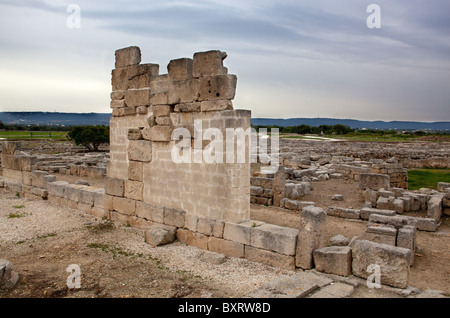 Basilika Civile, Achaeological Site, Egnazia, Apulien, Italien Stockfoto