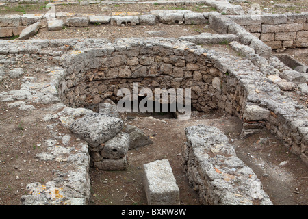 Ofen, Achaeological Site, Egnazia, Apulien, Italien Stockfoto