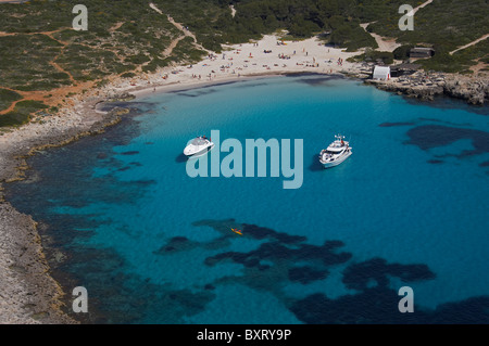 Cala Binibeca, Menorca, Balearen Stockfoto
