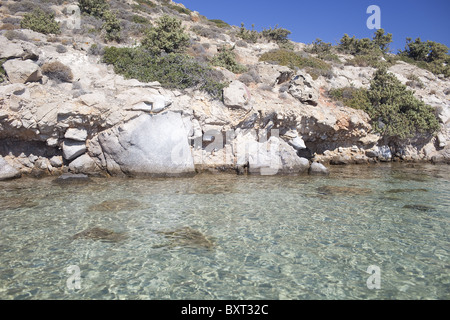 Archivadolimini Strand Milos Insel Griechenland Kykladen Landschaft Stockfoto