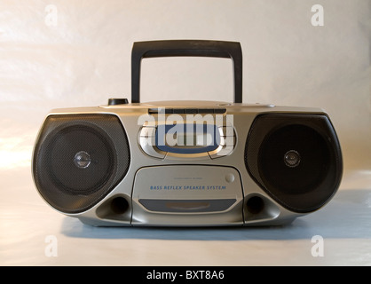 Boom Box, Stero, tragbare Stero, Radio und CD-Player, CD-Radio-Casette player Stockfoto