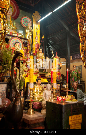Chua Tay eine Pagode, Mekong-Delta, Chau Doc, Vietnam Stockfoto