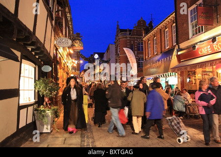 Worcester, Weihnachten, Friar Street Stockfoto