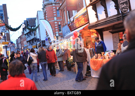 Worcester, Weihnachten, Friar Street Stockfoto