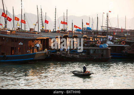 Bai Chay Hafen, Halong Stadt, Halong Bucht, Vietnam Stockfoto