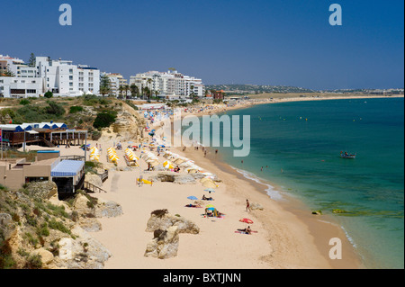 Portugal, Algarve, Armacao De Pera Main Beach Stockfoto