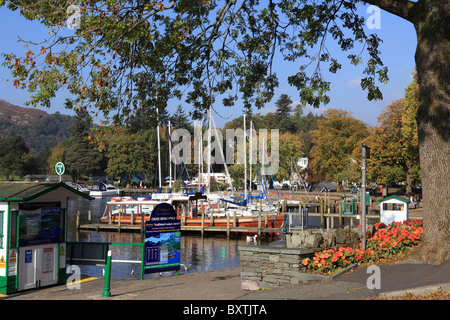 Ambleside, Cumbria Waterhead, Lake Windermere Stockfoto