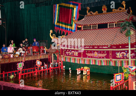 Wasser-Marionetten-Theater, Hanoi, Vietnam Stockfoto