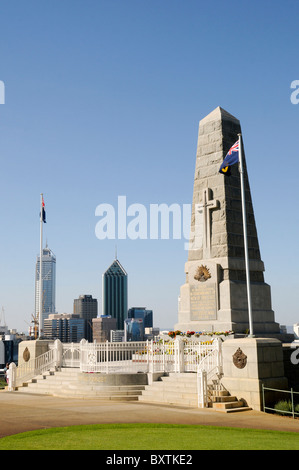 Blick auf die Stadt vom Kings Park In Perth Wa Australien Stockfoto