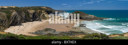 Portugal, Alentejo Costa Vicentina Westküste, Strand in Zambujeira Mar Stockfoto