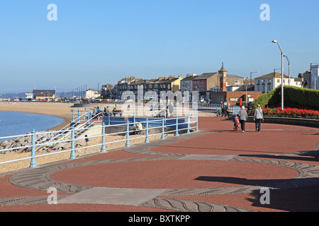 Morecambe, Lancashire Promenade Stockfoto