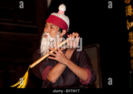 Traditionelle Musik und Tanz zeigen, Hoi an, Vietnam Stockfoto