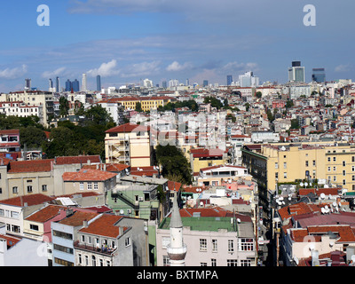 Blick vom Galata Turm, Istanbul Stockfoto