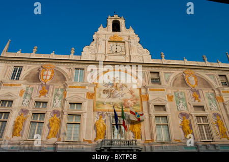 Europa, Italien, Ligurien, Genua Palazzo San Giorgio Stockfoto