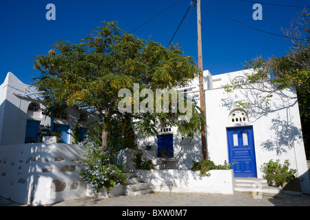 Typische Kykladenhaus in das Dorf Volax, auf der griechischen Insel Tinos. Stockfoto