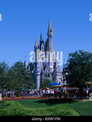 Cinderella Schloss, Magic Kingdom, Disneyworld, Orlando, Florida, USA Stockfoto