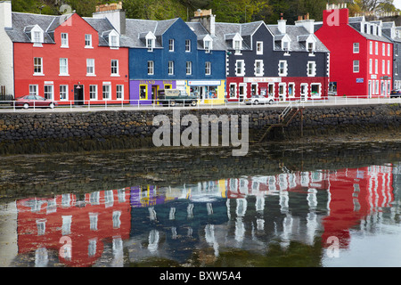 Waterfront, Tobermory, Isle of Mull, Schottland, Vereinigtes Königreich Stockfoto